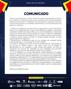 Directivas de Osorno y Puerto Montt condenaron hechos de violencia durante el "amistoso" entre ambos elencos