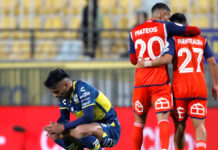 Universidad de Chile derribó como visitante a Everton y se encumbró a lo alto del torneo