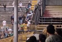 Toro furioso: Presidente del Osorno anunció querellas y la identificación de nueve hinchas de Puerto Montt que protagonizaron desmanes en el suspendido amistoso