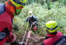 Realizan labores de búsqueda de adulto mayor en el sector de Piedra Azul Alto en Puerto Montt