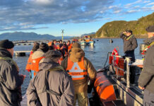 Intensas labores de búsqueda de joven chilote desaparecido en el mar de Aysén