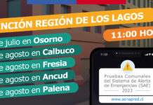 Prueba del Sistema de Alerta de Emergencia: Senapred incentiva a informar si el mensaje no llega a su celular