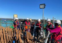 Constatan infracciones de higiene y seguridad laboral en obras del Puente de Chacao