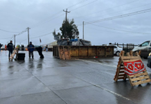 Pescadores de Chiloé se toman la ruta 5 sur en protesta por prohibición de extracción del erizo las zonas contiguas