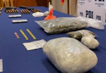PDI incauta drogas, armas y municiones durante operativo en Puerto Montt, Llanquihue y Talca
