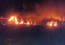 Sujetos quemaron al menos 19 camiones y dejaron un lesionado en región de Los Ríos