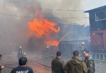 Dos casas fueron destruídas por incendio en sector Pichi Pelluco de Puerto Montt