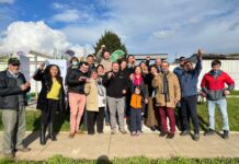 La Unión: se inauguró remodelada plaza en el sector de Los Tilos.