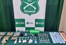 Carabineros del OS-7 detiene a 5 extranjeros por tráfico de drogas en Puerto Montt