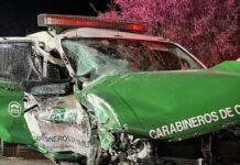 Dos carabineros mueren en accidente de tránsito provocado por conductor en estado de ebriedad