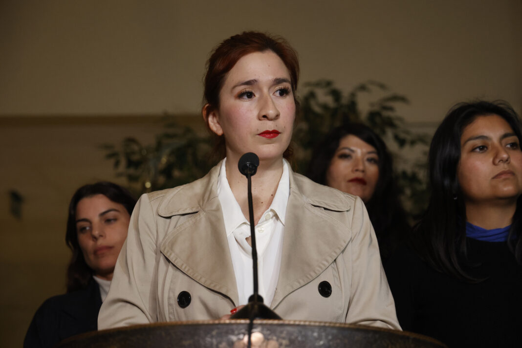 Diputada Catalina Perez punto de prensa 19/06/2023