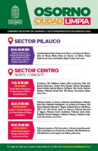 Municipalidad de Osorno anunció inicio del plan de retiro de escombros "Patio Limpio" desde este mes