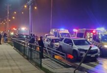 Una persona herida dejó triple choque por alcance en sector oriente de Osorno