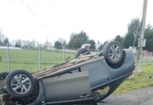 Una persona falleció tras volcar en su vehículo durante la tarde de este lunes en el camino U-145