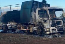 Fiscalía de Osorno investiga ataque de desconocidos que incendiaron maquinaria forestal en el sector rural de Río Negro