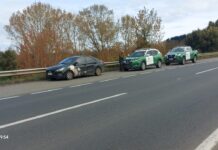 Carabineros de Osorno detuvo a sujeto tras ser sorprendido robando cables de fibra óptica en la Ruta 5 Sur