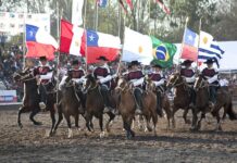 Escuadra ecuestre Palmas de Peñaflor en SAGOFISUR 2023