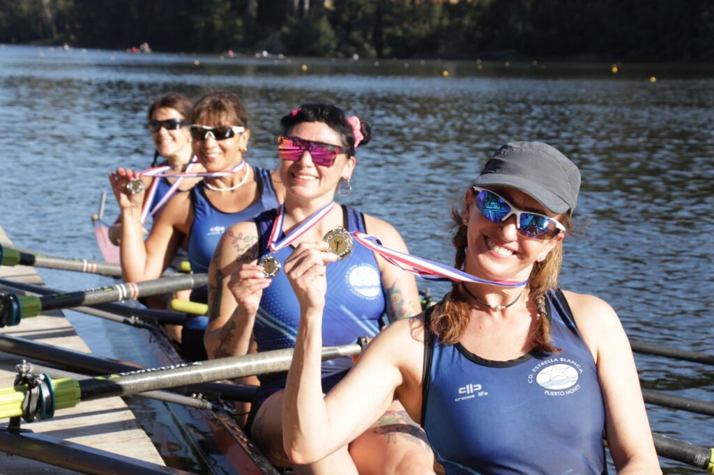 Estrella Blanca conquista vicecampeonato nacional de remo y dupla de Llanquihue obtiene oro en series bajas