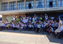 Más de un centenar de participantes tuvo la Corrida Familiar Inclusiva Osorno 2023