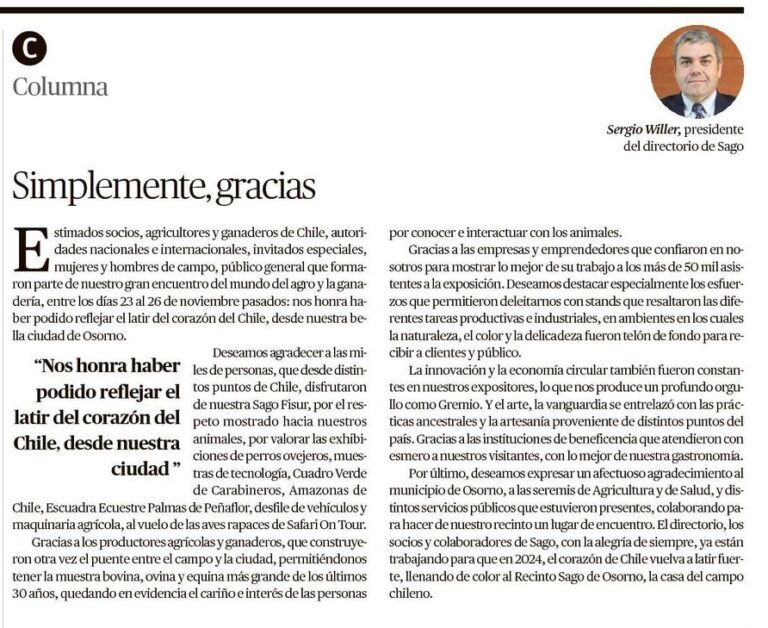 Simplemente, gracias ! - RadioSago