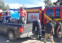 SAGO A.G concretó colaboración en agua y combustible para el combate de incendio forestal en San Juan de la Costa