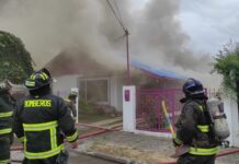 Una vivienda queda totalmente destruida y dos bodegas con daños deja incendio ocurrido en Osorno