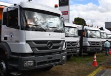 Adquieren doce nuevos camiones para Vialidad en la región de Los Lagos