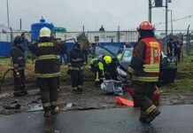 Un herido deja violenta colisión vehicular en la comuna de Calbuco