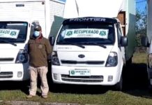 16 camiones robados en la Región metropolitana fueron recuperados por carabineros en Puerto Montt