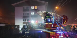 Seis lesionados dejó incendio en un departamento del sector oriente de Osorno