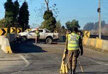 Dos muertos dejó accidente de tránsito en el Puente Cancura: Siat de Carabineros mantiene ruta cortada