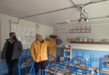 Obras de conservación de la Escuela Bahía Mansa presentan un 85% de avance