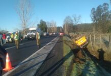 Nueve menores de edad resultaron lesionados en accidente de furgón escolar en San Pablo