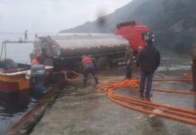Providencial salvada tuvo conductor de un camión que cayó al mar en Caleta La Arena: salió de la cabina por sus medios