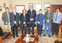 Embajador de Indonesia se reunió en la UACh con representantes de la Corporación de la Carne