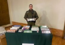 Carabineros detiene a tres imputados por contrabando de cigarrillos en Osorno