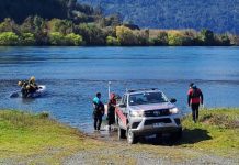 Encuentran cuerpo de joven desaparecido en el Río Petrohué