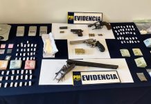 Fiscalía de Osorno logra obtener prisión preventiva para ocho imputados por tráfico de drogas y armas