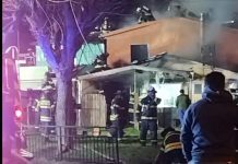 Una persona lesionada fue el saldo de un incendio que consumió una casa esta madrugada en Francke