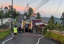 Investigan la causa del incendio que dejó a una persona fallecida en el sector de Mirasol, en Puerto Montt