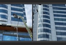 Hombre cae del piso 11 del Mall Costanera en Puerto Montt y es rescatado consciente por bomberos