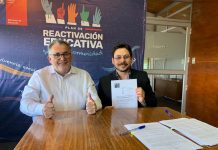 Firman convenio que permitirá recuperación de salas de clases quemadas en la escuela Radimadi de La Unión