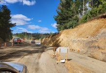 Lamentan baja de turistas en San Juan de la Costa debido a trabajos en la ruta U-40