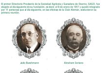 Con 108 años de vida gremial SAGO A.G. ratifica su compromiso fundacional