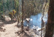 Superficie afectada por incendios forestales en San Juan de la Costa aumenta a más de trece hectáreas
