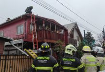 Cinco damnificados y dos viviendas con daños deja incendio en Osorno