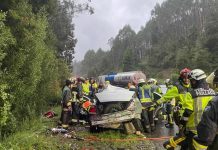 Ruta de la muerte lo hizo otra vez: dos fallecidos dejó accidente en carretera que une Paillaco y Valdivia