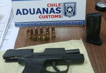 En prisión preventiva quedaron argentinos que ingresaron a Chile con un revólver, droga y municiones