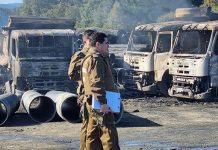 Ataque incendiario en el Biobío deja dos guardias heridos y 45 camiones afectados
