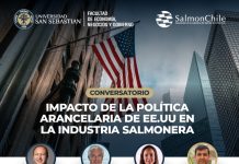 Analizarán el impacto de la política arancelaria de Estados Unidos en la industria salmonera chilena